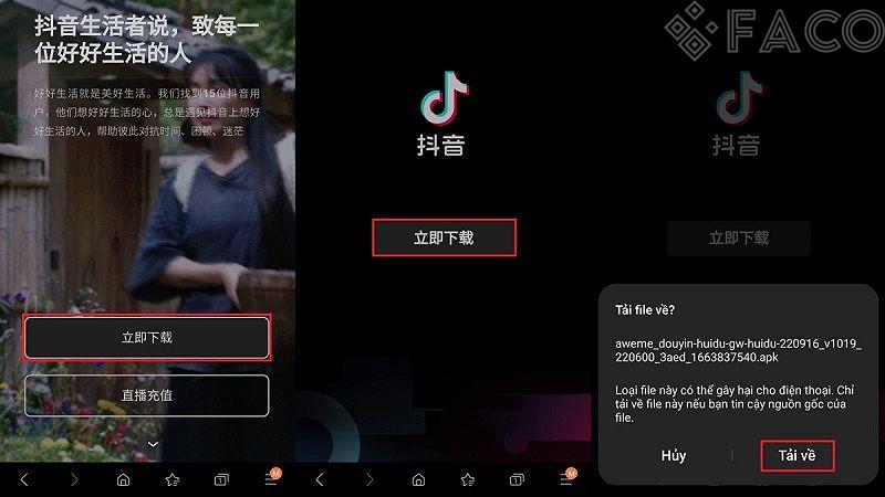 Hướng dẫn tải Douyin trên Android