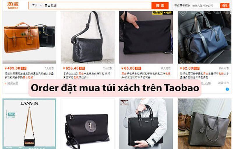 Order túi xách Taobao chất lượng