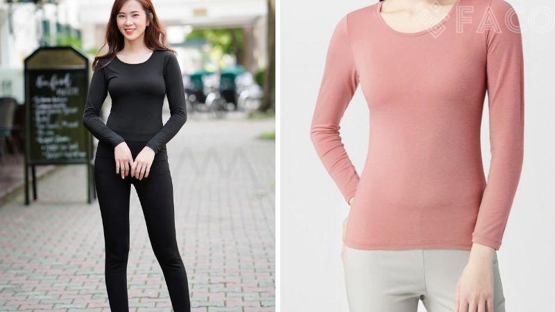 Áo giữ nhiệt phối cùng quần legging