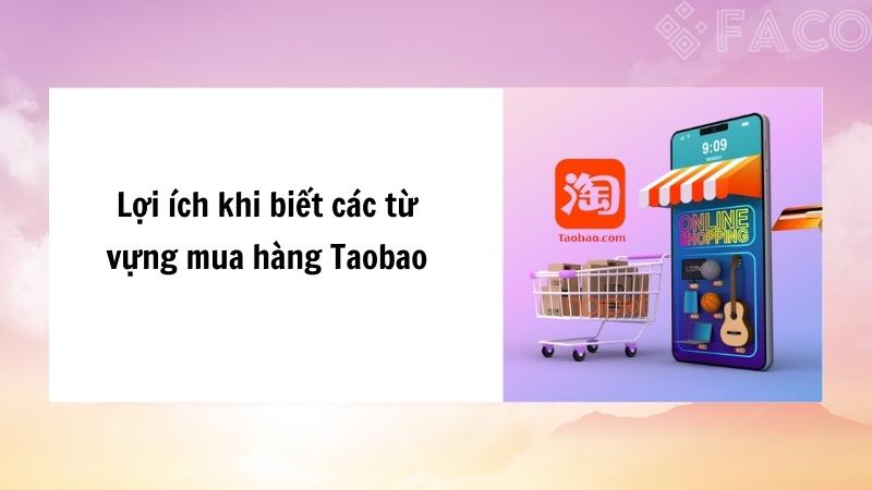 Bỏ túi ngay những cụm từ vựng mua hàng Taobao cơ bản, dễ nhớ Lợi ích khi biết các cụm từ vựng mua hàng Taobao