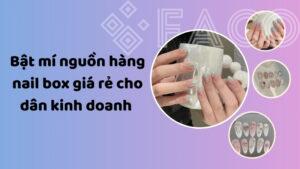 Bật mí nguồn hàng nail box giá rẻ, chất lượng cho dân kinh doanh
