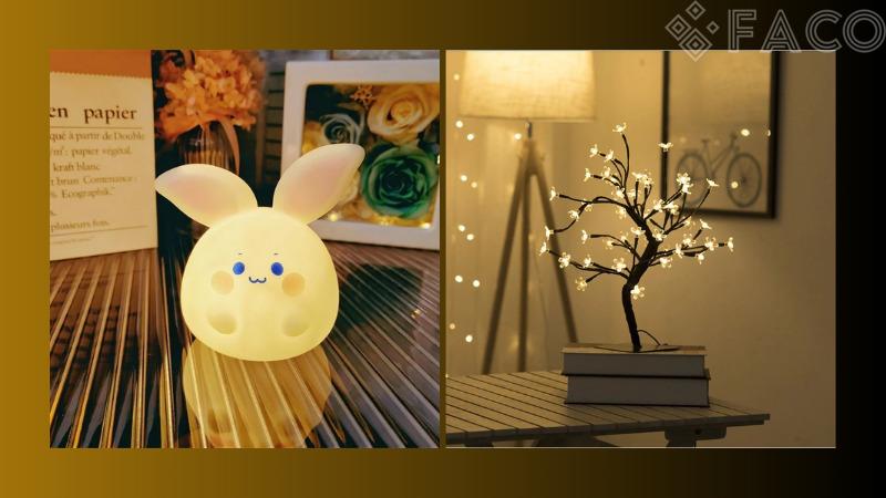 Cập nhật những mẫu đèn ngủ để bàn Trung Quốc đẹp và hiện đại nhất Đèn tạo hình cây và động vật