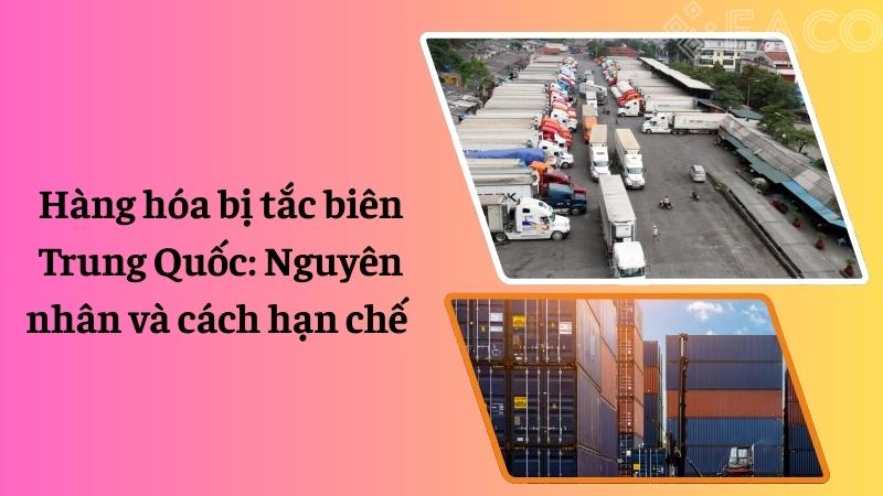 Hàng hóa bị tắc biên Trung Quốc: Nguyên nhân và cách hạn chế 