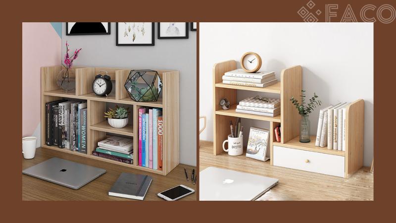 Tổng hợp các mẫu kệ sách Trung Quốc phù hợp với mọi không gian Kệ sách mini để bàn nhỏ gọn