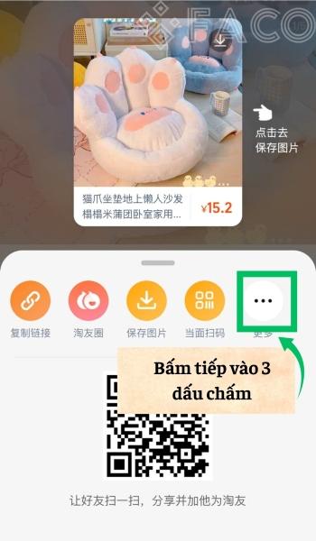 Chọn biểu tượng dấu ba chấm như trên hình 