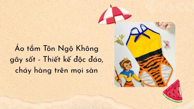 Áo tắm Tôn Ngộ Không gây sốt - Thiết kế độc đáo, cháy hàng trên mọi sàn