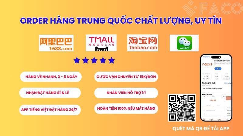 Naipot - Order hàng Trung Quốc uy tín, chất lượng