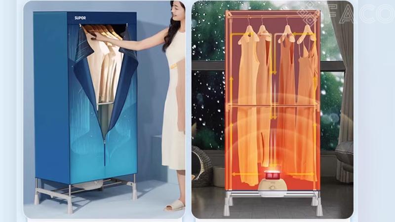 Tủ sấy quần áo Trung Quốc Supor