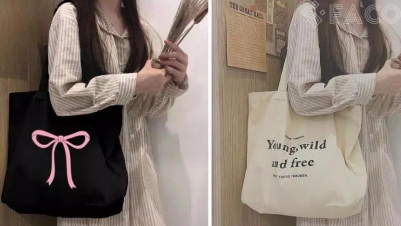 Túi tote vải canvas