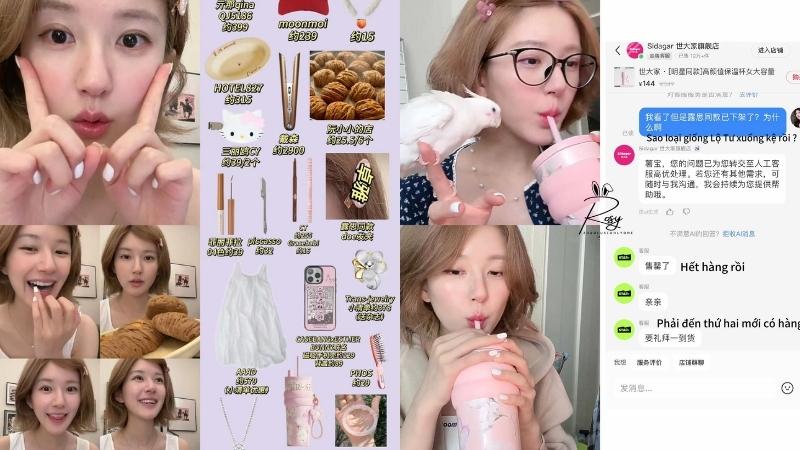 Các mặt hàng đều sold out trong vài phút