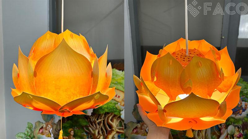 Đèn lồng hoa sen