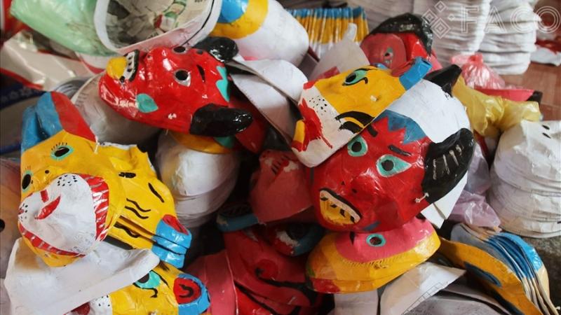 Workshop sáng tạo với mặt nạ Trung Thu