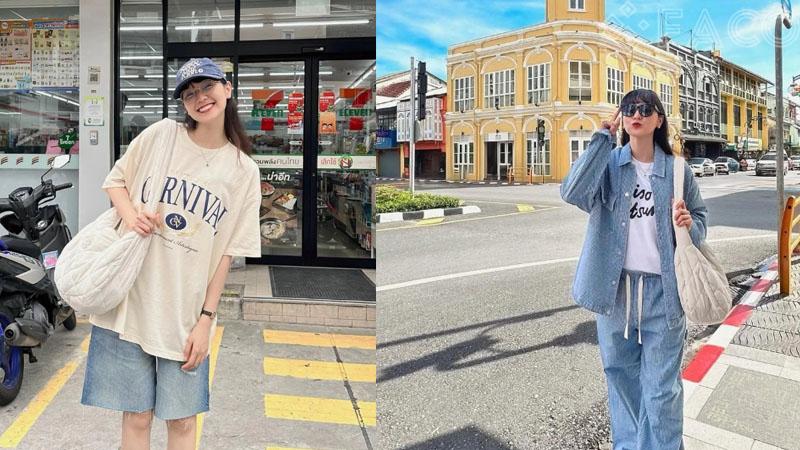 Quần jeans và áo thun
