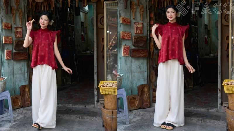 Áo gấm và quần lụa 