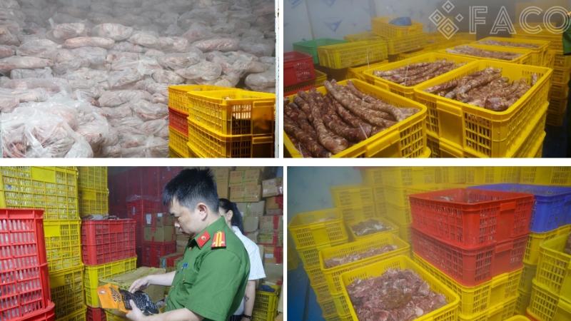 Công an thu giữ toàn bộ nguyên liệu và bắt tạm giam chủ cơ sở 