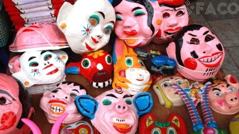 Mặt nạ giấy bồi 