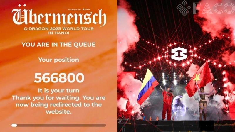 Thời gian mở bán vé concert G-DRAGON tại Hà Nội