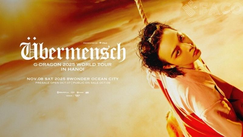 Thông tin cơ bản về concert G-DRAGON tại Hà Nội