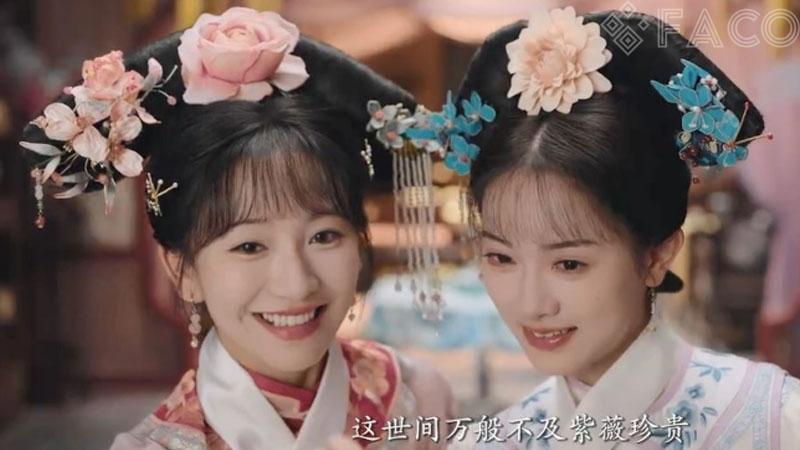 Tiểu Yến Tử phiên bản mới trong Hoàn Châu Cách Cách 2025 gây tranh cãi Tiểu Yến Tử và Hạ Tử Vy trong phim Hoàn Châu Cách Cách 2025